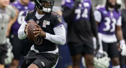 Lamar Jackson, QB de Ravens, tiene disputa con Troy Aikman, leyenda de Cowboys, por el uso comercial del número ocho