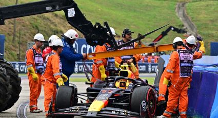 Checo Pérez vuelve a sufrir un percance que lo deja fuera de la calificación y arrancará decimosexto en el GP de Hungría