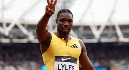 El velocista Noah Lyles, triple campeón del mundo, se alista para ‘volar’ en París 2024 al mejorar su marca en los 100 metros