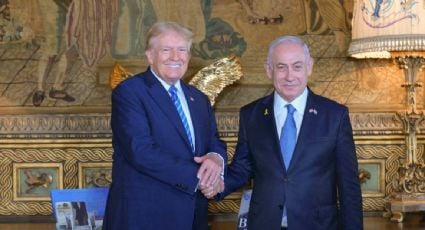 Donald Trump recibe en su mansión de Mar-a-Lago al primer ministro israelí Benjamín Netanyahu