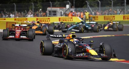 Checo Pérez queda fuera del podio en el Gran Premio de Bélgica tras terminar en la octava posición; Mercedes hace el 1-2