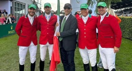 El equipo mexicano de salto ecuestre obtiene una histórica medalla de plata en la Copa de Naciones en Alemania