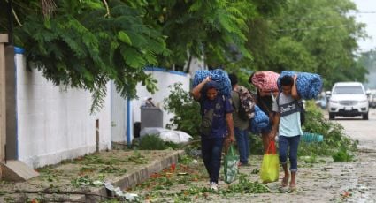 "Beryl" se debilita a tormenta tropical en Yucatán tras dejar afectaciones en su paso por Quintana Roo