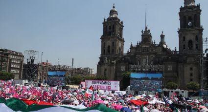 INE pide a uno de los organizadores del mitin de la Marea Rosa en el Zócalo aclarar si lo financió tras denuncia de Morena