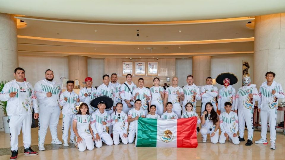 El equipo tricolor de Artes Marciales Mixtas.