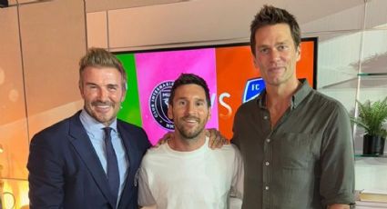 David Beckham presume su foto junto a Lionel Messi y Tom Brady: “Los más grandes”