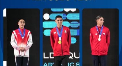 ¡Rey de la alberca! El mexicano Diego Villalobos es campeón del Mundial Júnior de Natación Artística