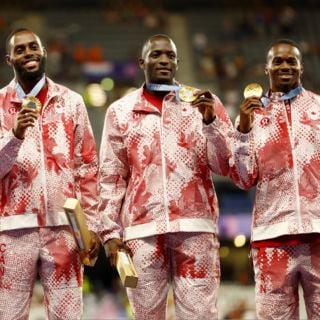 Canadá gana la medalla de oro en el 4x100 metros varonil; Estados Unidos fue descalificado