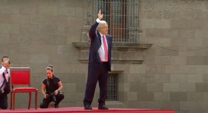 Último informe de AMLO: el presidente llega entre aplausos y ovaciones al Zócalo