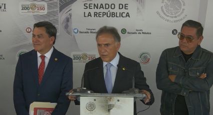 Escoltado por morenistas, Miguel Ángel Yunes Linares deja en suspenso si votará o no a favor de la reforma judicial