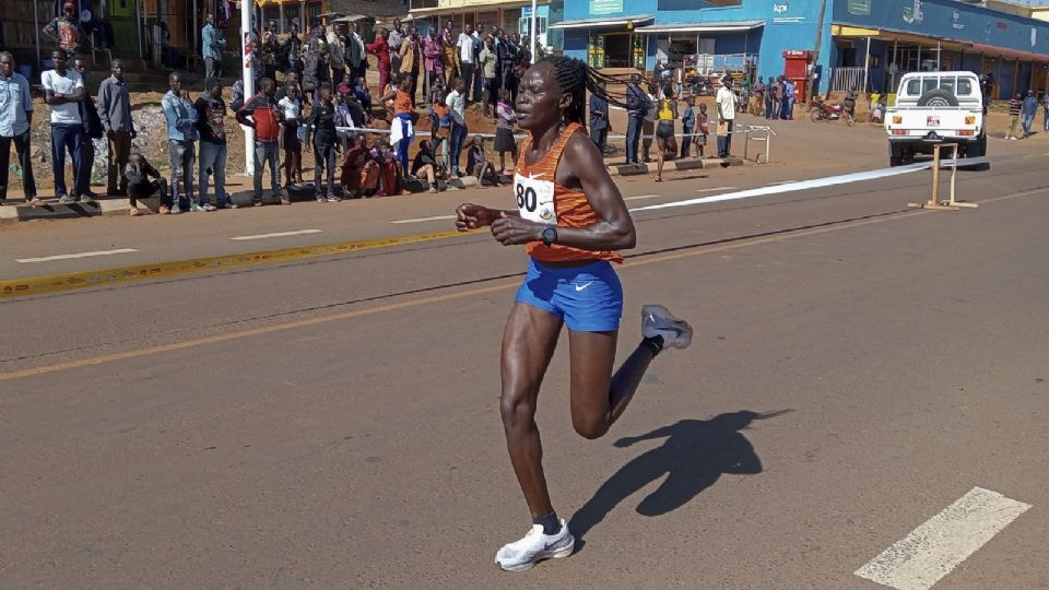 Cheptegei, durante una competencia.