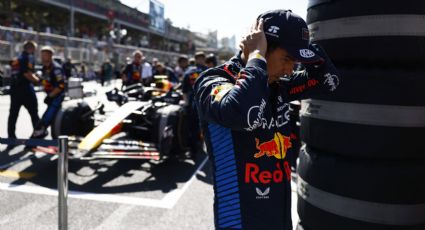 ¡Dramático! Checo Pérez pierde el podio en la última vuelta tras choque con Carlos Sainz en el Gran Premio de Azerbaiyán