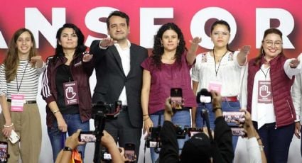 Celebran "relevo generacional" en Morena con la designación de Luisa María Alcalde y Andy López Beltrán