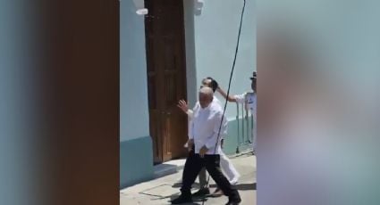 Trabajadores del Poder Judicial en Veracruz se deslindan de agresión con una botella contra AMLO