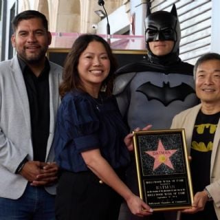 Batman es el primer superhéroe en recibir una estrella en el Paseo de la Fama de Hollywood