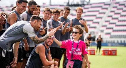 Messi, Suárez y jugadores del Inter Miami reciben emotiva visita de niños enfermos, quienes cumplen el sueño de convivir con sus ídolos