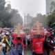 Arranca la marcha en la CDMX por los 10 años de la desaparición de los 43 normalistas de Ayotzinapa