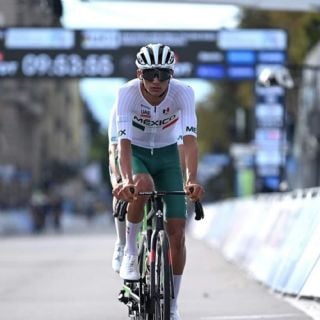 El mexicano Isaac del Toro, sexto en carrera de ruta Sub 23 del Mundial de Ciclismo