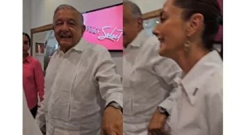 AMLO impide diálogo de Claudia Sheinbaum con trabajador del Poder Judicial durante gira en Nayarit