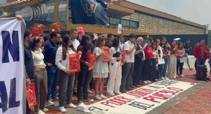 Manifestación a favor de reforma judicial en CU es encabezada por el expriista Jaime Miguel Moreno