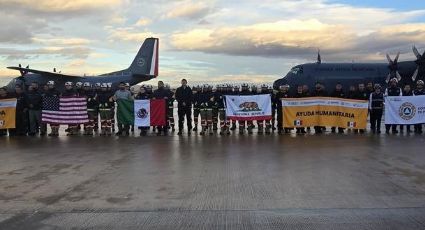 Equipo mexicano de ayuda humanitaria se dirige a Los Ángeles para ayudar a combatir los incendios
