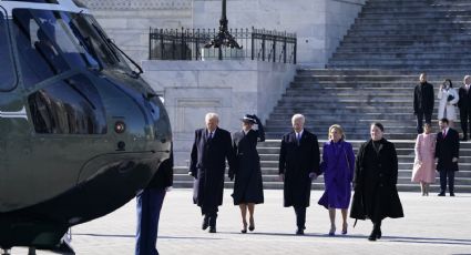 Biden abandona el Capitolio acompañado por Trump y se dirige a Delaware a bordo de un helicóptero
