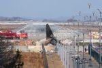 Encuentran restos de aves en motores del avión que se estrelló en Corea del Sur con saldo de 179 muertos