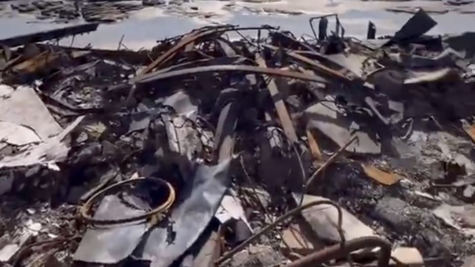 La casa de Carlos Vela en Malibú quedó destruida.