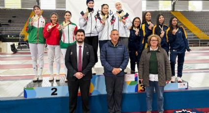 Equipo femenil mexicano de esgrima conquista medalla de plata en la Copa del Mundo de Sable Juvenil 2025