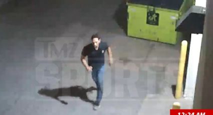 Revelan video de Mark Sánchez deambulando 20 minutos en estado inconveniente en la calle donde agredió al camionero que lo apuñaló