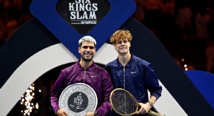 ¡Toma revancha! Jannik Sinner se muestra pletórico y derrota en dos sets a Carlos Alcaraz en la Final del Six Kings Slam