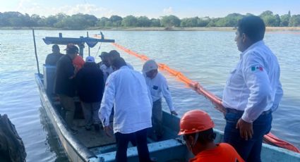 Derrame de combustible en el Álamo se extiende al río Tuxpan