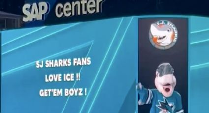 Equipo de hockey de California desata polémica con mensaje que decía que sus aficionados “aman ICE”: ya hubo disculpa