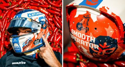El español Carlos Sainz, piloto de Williams, presenta su casco inspirado en el chile y en la lucha libre: “¡México, va por ustedes!”
