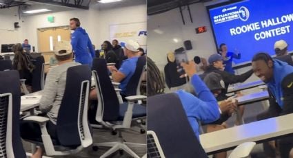 Jugador de los Rams se disfraza de su coach por Halloween y lo imita a la perfección desatando las risas de sus compañeros