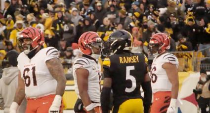 Ja’Marr Chase, receptor de los Bengals, le escupe a un defensivo de los Steelers y este responde con dos golpes en el casco