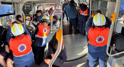 Hay 26 personas lesionadas por un accidente entre dos unidades de trolebús en la CDMX
