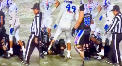 Revelan que la ONEFA suspendió dos partidos al jugador de Borregos que pisó intencionalmente a un rival; el castigo es considerado “una burla”