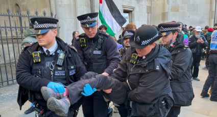 Protesta propalestina deja 100 detenidos en Reino Unido