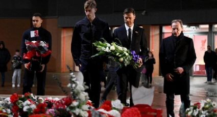 Grandeza: El Real Madrid lleva una ofrenda floral y un control de videojuego a Anfield Road en memoria de Diogo Jota