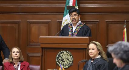 Nueva Corte decide con rigor jurídico y tiene autonomía, dice Hugo Aguilar en su primer informe; califica de soberbia a la anterior integración