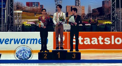 ¡No deja de brillar! El patinador mexicano Donovan Carrillo conquista medalla de plata en la Challenge Cup de Países Bajos