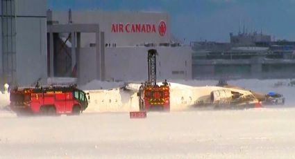 Suman 18 heridos por el accidente de un avión en Toronto; tres se encuentran en estado crítico