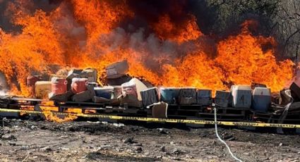 FGR destruyó en Sinaloa 796 máquinas tragamonedas y más de 4 toneladas de metanfetamina, cocaína, heroína y otras drogas