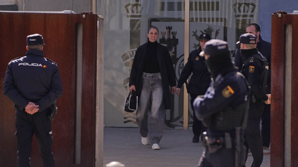 Hermoso sale de la sede del juicio contra Rubiales.