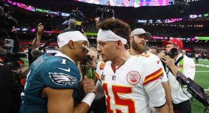 Jalen Hurts, QB de Eagles, muestra respeto por Mahomes tras derrotarlo en el Super Bowl: "Es un placer competir contra él"