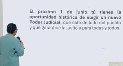 Gobierno de Sheinbaum aprovecha la conferencia matutina para llamar a votar en la elección judicial