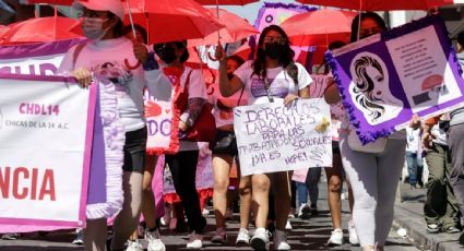 8M: Trabajadoras sexuales marchan en Puebla para exigir reconocimiento y regulación de su labor