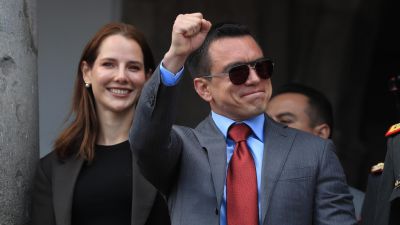 "El bien venció al mal": Noboa celebra su reelección como presidente de Ecuador