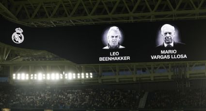 El Bernabéu guarda un minuto de silencio en memoria de Mario Vargas Llosa y Leo Beenhakker antes del Real Madrid vs Arsenal